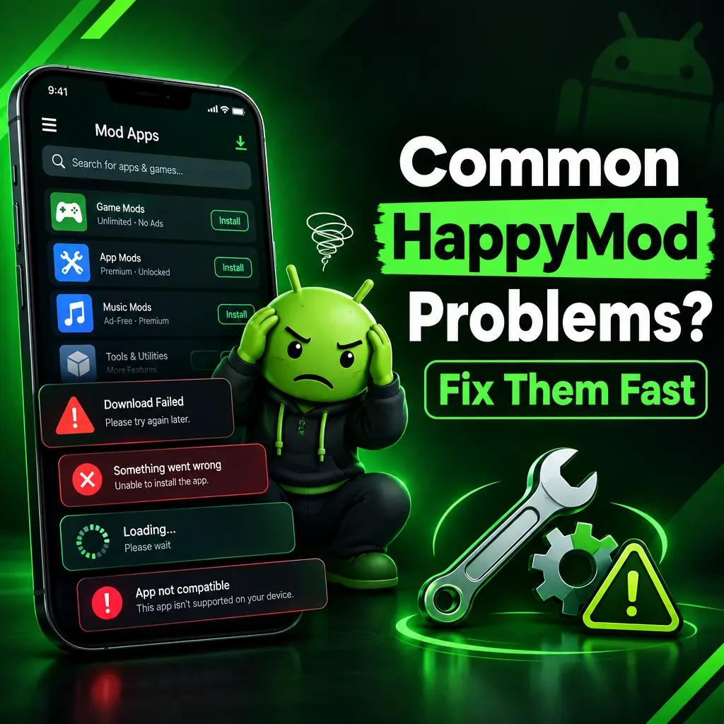 Common HappyMod Problems and How to Fix Them